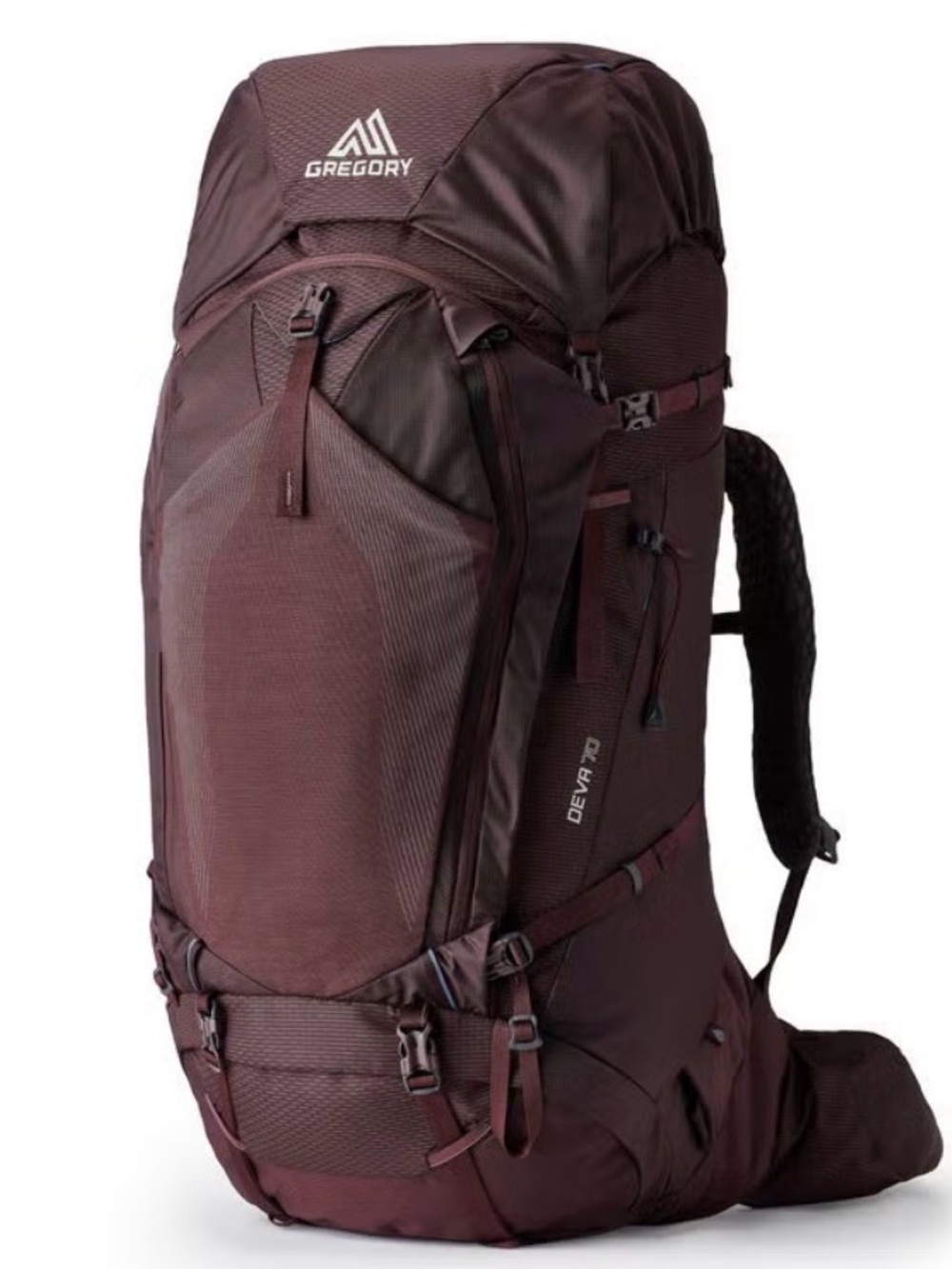 Women’s Gregory Deva 70L Hiking/Backpacking Backpack in Eggplant - Like New
